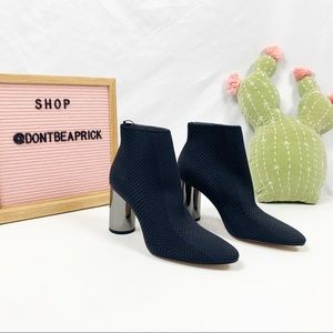 New Zara Fabric Ankle Boot (Sz: 8)